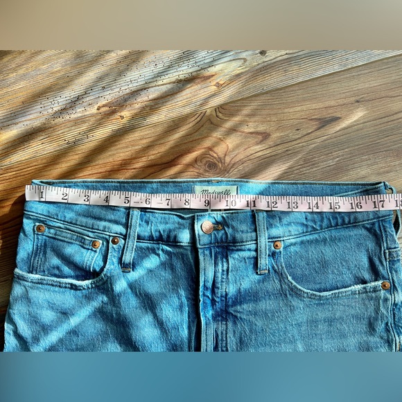 Madewell Perfect Vintage Jeans, Size 32T, Blue Denim, 99% Cotton - Picture 3 of 11